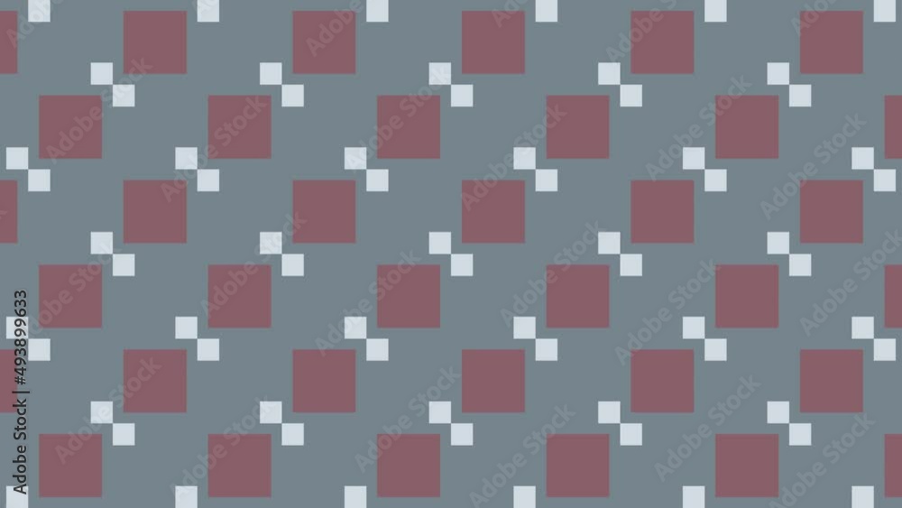Aufkleber abstract moving pattern with multicolor geometric shapes. seamless geometric background with various