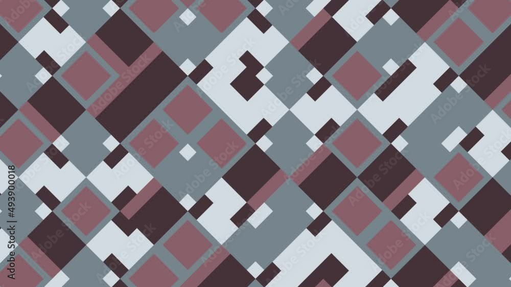 Aufkleber abstract moving pattern with multicolor geometric shapes. seamless geometric background with various