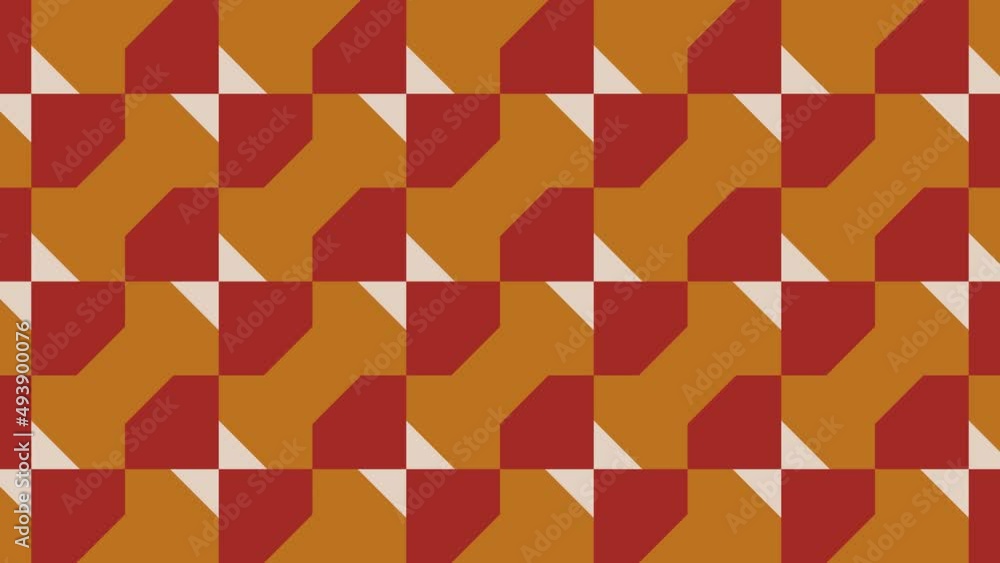 Aufkleber abstract moving pattern with multicolor geometric shapes. seamless geometric background with various