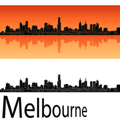 melbourne city skyline in ai format