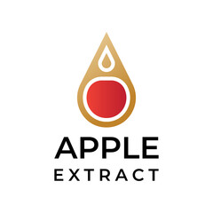 Obraz premium apple extract logo design