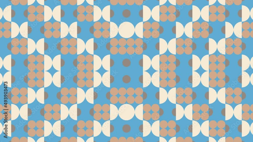 Poster abstract pattern with multicolor geometric shapes. motion graphic background in a flat design with g