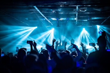 cheering crowd concert event
