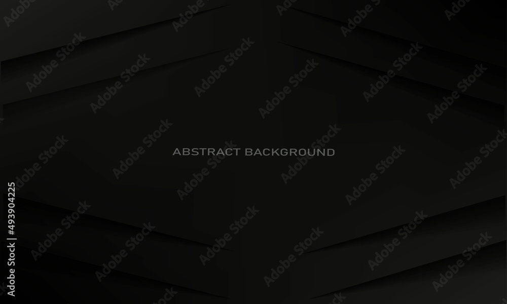 Wall mural dark background with abstract shadow lines on right and left