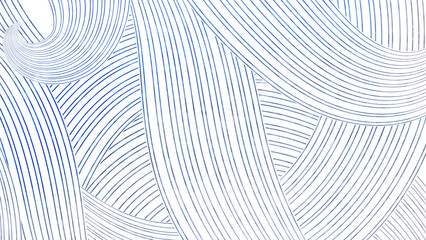 blue brush strokes wavy vector background