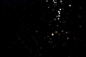 Vintage black bokeh for festival day