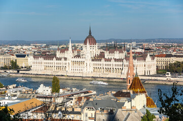 The Hungarian Parliament Building in Budapest