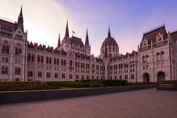 Obraz premium The Hungarian Parliament Building in Budapest
