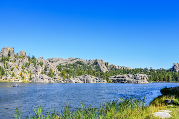 Sylvan Lake in the Black Hills of South Dakota.
