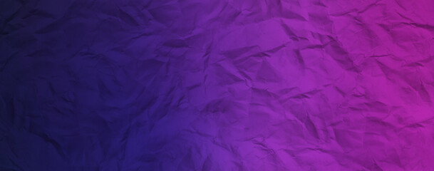 Creative Crumpled Paper Dark Purple Texture Background