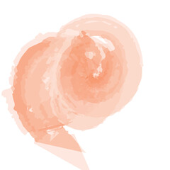 Watercolor Swirl Brushstroke 