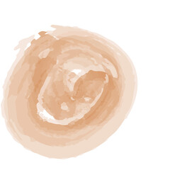 Watercolor Swirl Brushstroke 