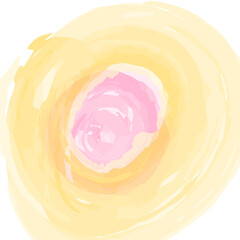 Watercolor Swirl Brushstroke 