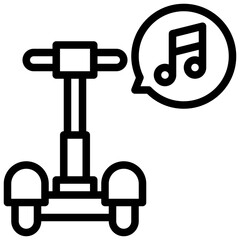 MUSIC line icon,linear,outline,graphic,illustration
