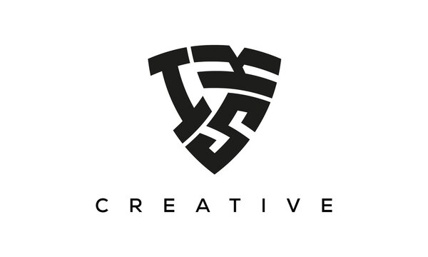 Isk logo letter design Royalty Free Vector Image