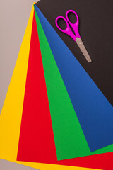 Beautiful colorful  background Knitting 