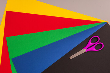 Beautiful colorful  background Knitting 