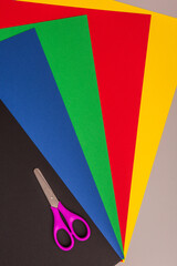 Beautiful colorful  background Knitting 