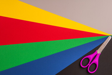 Beautiful colorful  background Knitting 