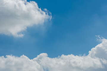 Blurred background from overcast clouds in rainy season,soft and blur focus.
