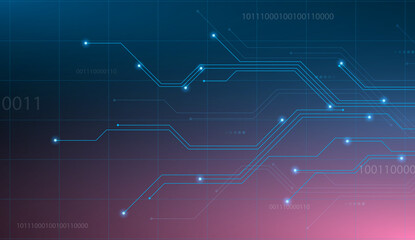Abstract hi tech. Abstract digital background with technology. Vector abstract technology.