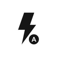 Auto flash icon design. vector illustration