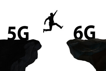 Concept of moving from 5g technology to 6g