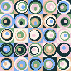 Minimal Art Graphic Pattern Design Aesthetics Made With Abstract Vector Geometric Shapes