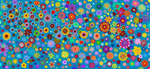 Banner sfondo floreale primaverile. Pasqua 