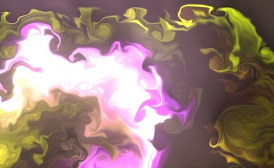 Beautiful abstract ART background - random free mixing of paints in technique of liquid acrylic. Artistic image of swirl veins marble texture in turquoise beige tones.