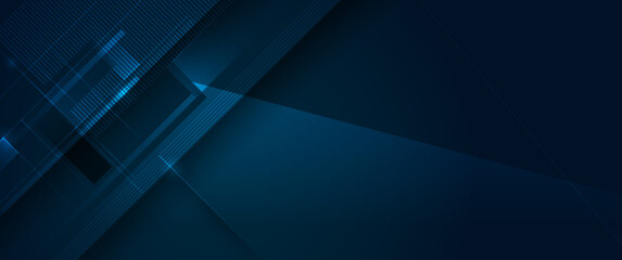 Vector abstract light line, stripe pattern, geometric shape and texture on gradient blue colour background.Illustration graphic, modern art design with space for wallpaper, digital technology template