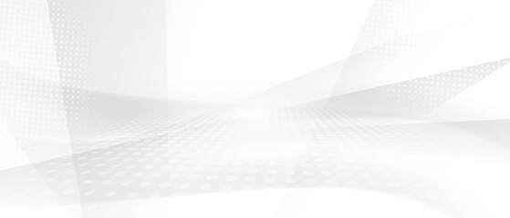 Abstract Modern Design Vector Illustration On White And Gray Background