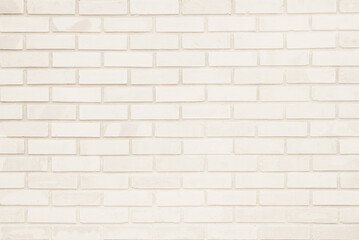 Cream brick wall texture background. Brickwork and stonework flooring rock old pattern decorative