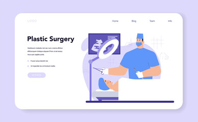 Plastic surgery concept. Idea of modern aesthetic medicine