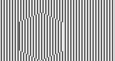 Render with abstract background of vertical white and black stripes