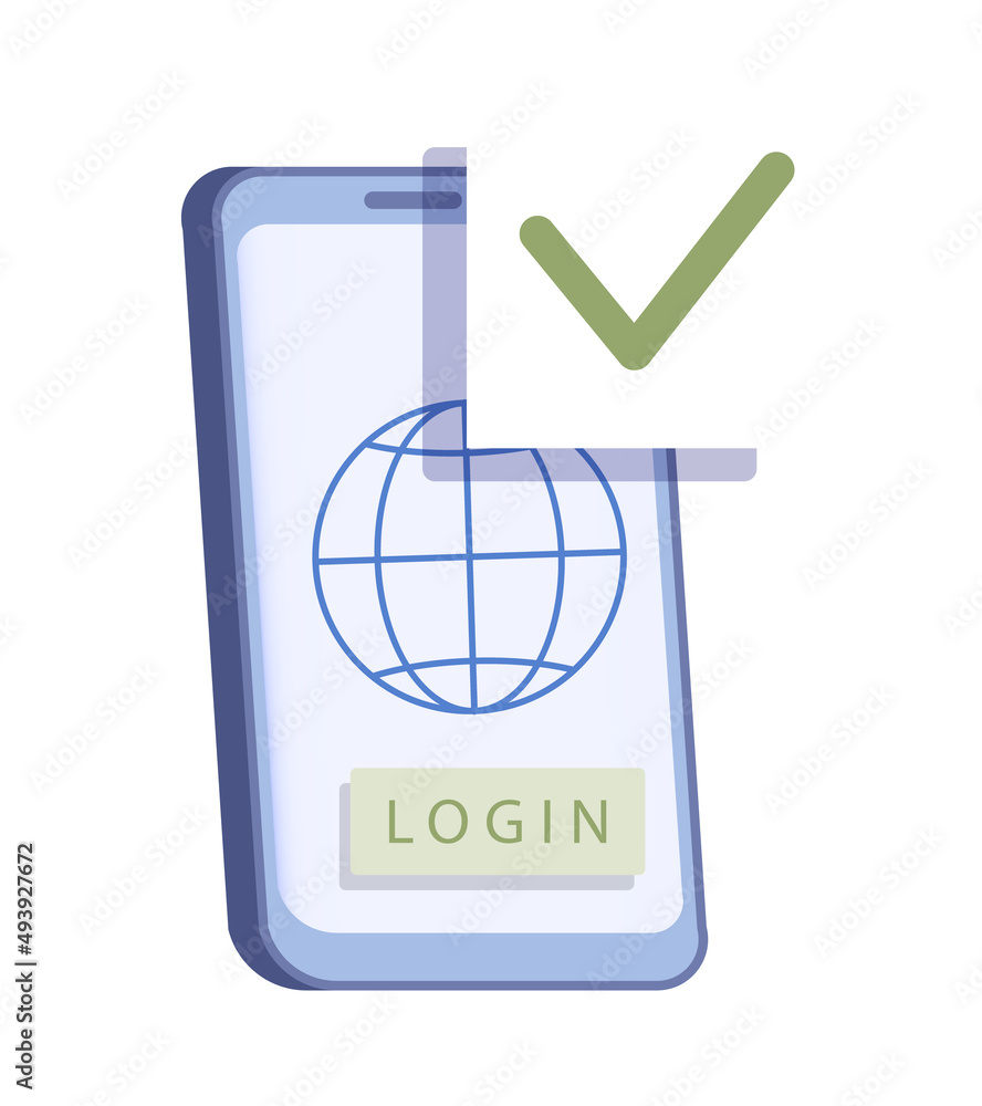 Poster cyber or web security. digital data protection and database safety