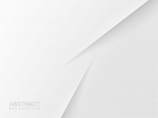 simple paper cut gray abstract background with dot texture