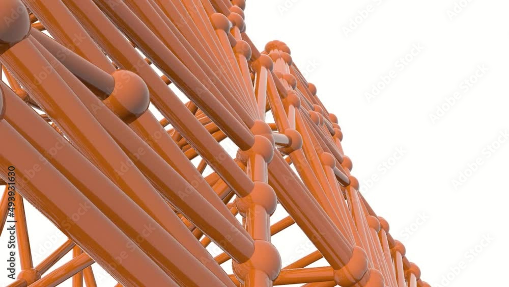 Poster nanotechnology like scientific background. hexagonal surface. graphene atom nanostructure, carbon su