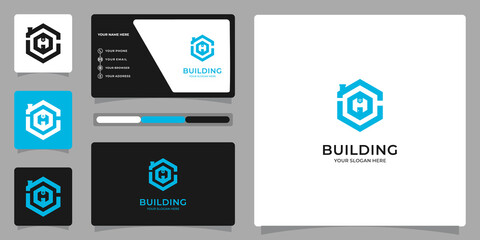 Premium Building Home Logo Design.Print