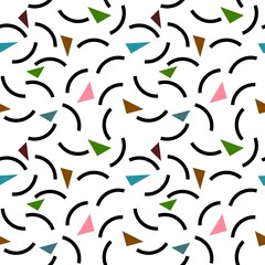 Kids seamless geometric pattern for wallpaper and fabrics and textiles and packaging and gifts and cards and linens