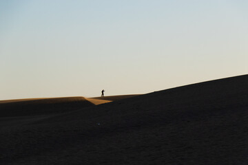 sunset in the dunes