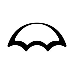 umbrella logo design illustration vector