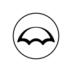 umbrella logo design illustration vector