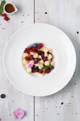 Fruit salad with melon