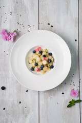 Fruit salad with melon