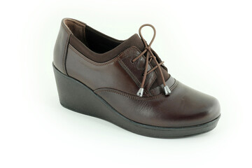 Leather and comfortable women's shoes.
