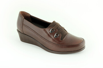 Leather and comfortable women's shoes.