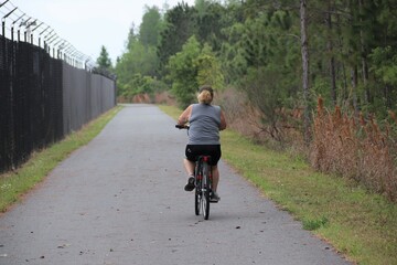 On the bike