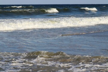 waves on the beach