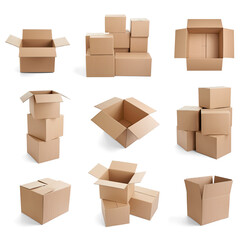 box package delivery cardboard carton